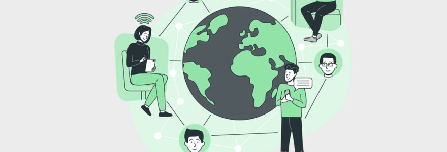 Équipe préparant un système de management environnemental ISO 14001 aligné sur la transition écologique